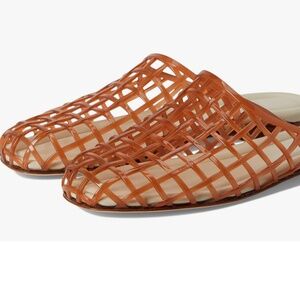 VINCE Barcelona Jelly Mule  Shoes - Size 10 in Dark Amber - NEW SEASON 25